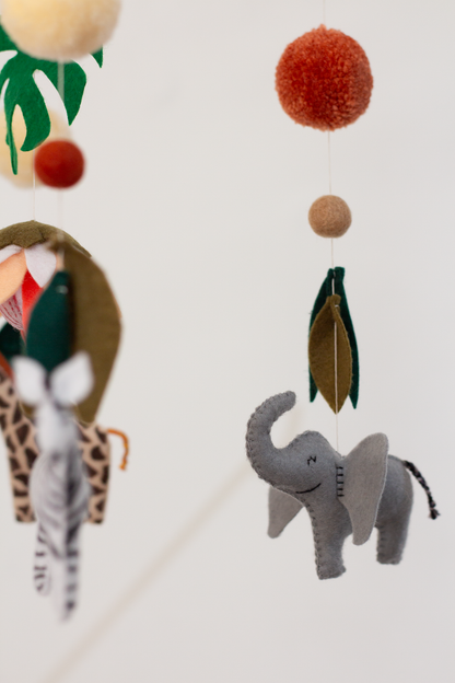 African Wildlife hanging mobile inspired by Southern African wildlife