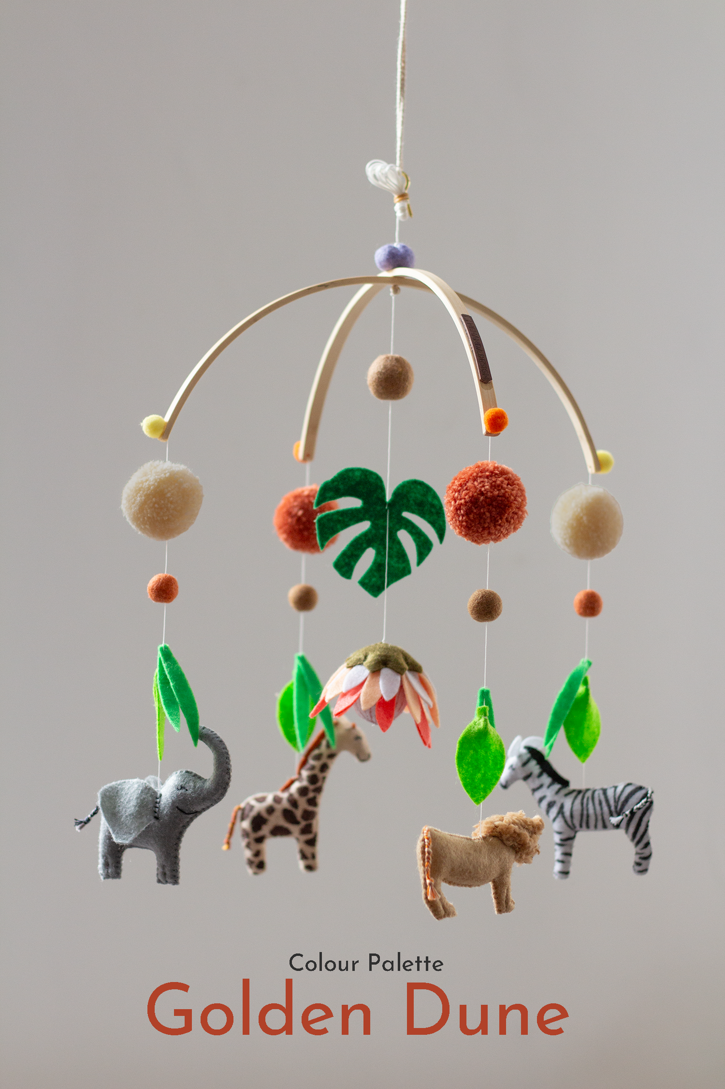 Signature Arch Collection African Wildlife hanging mobile by Nehanda Design