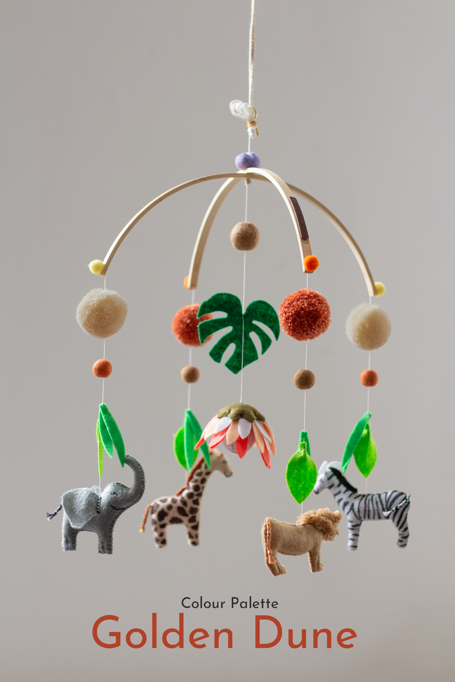Signature Arch Collection African Wildlife hanging mobile by Nehanda Design