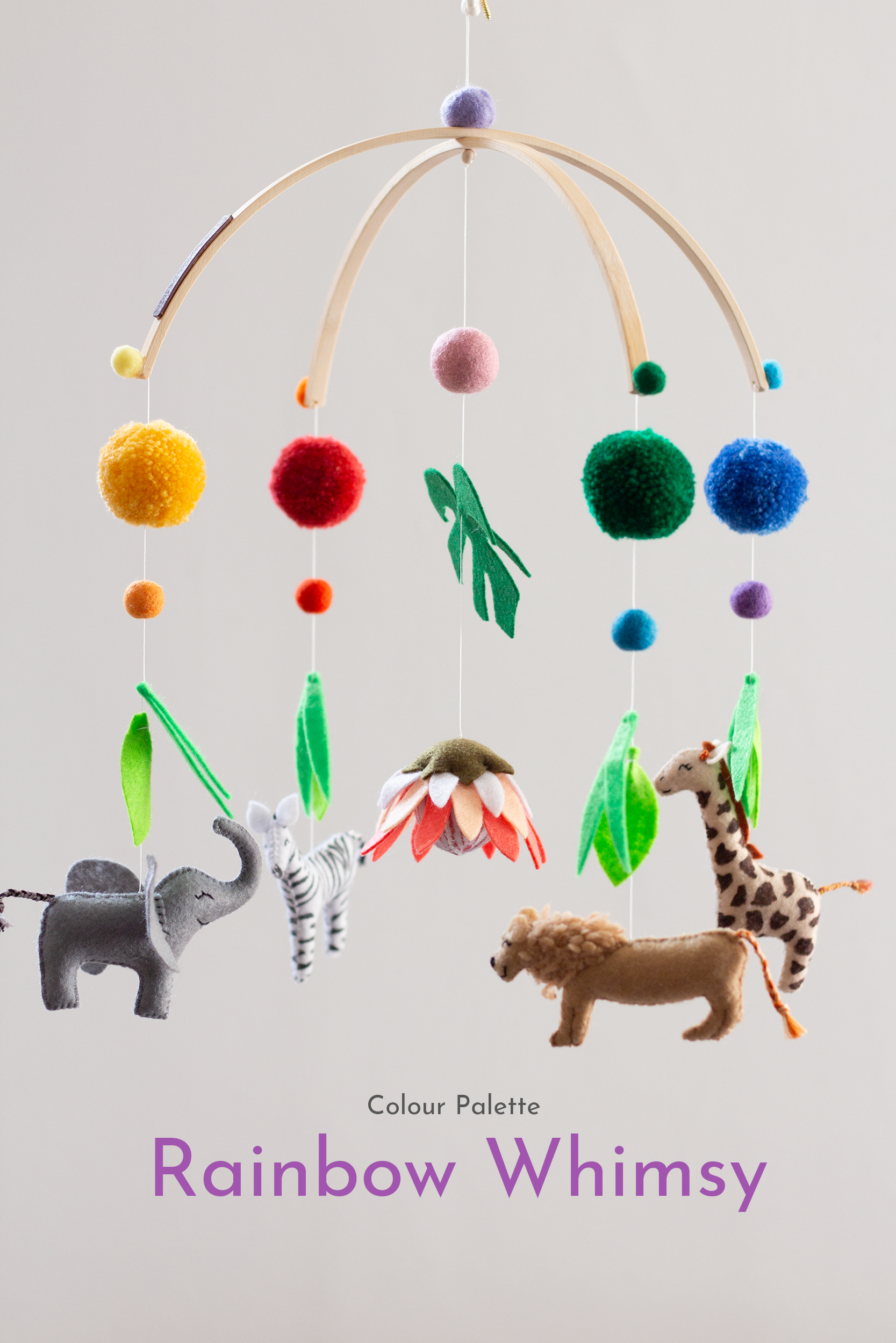 African Wildlife hanging mobile made in Cape Town