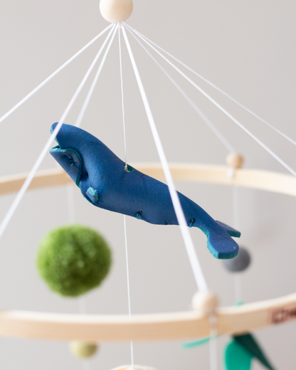 Ocean Life Hanging Mobile | Afrographic Collaboration | Handmade in Cape Town