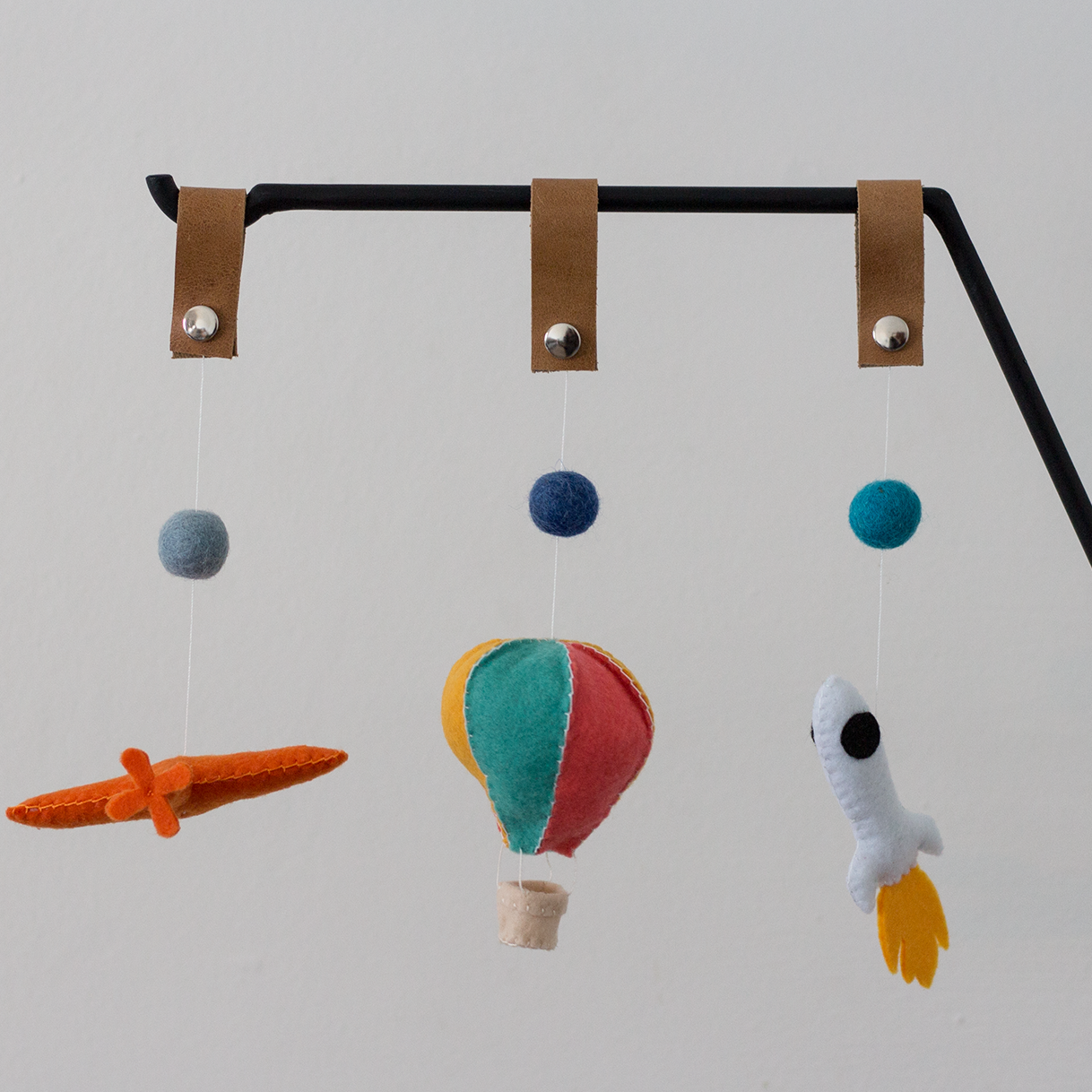 Aviation-inspired felt bag charm gift set handcrafted in Cape Town
