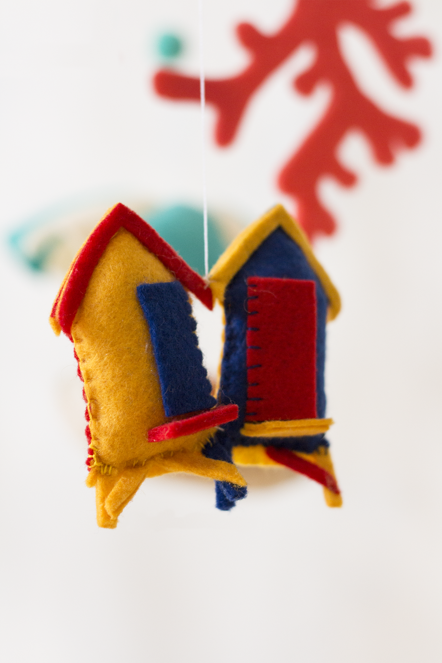 Close-up of the handcrafted takeaway Beach huts on the Kalk Bay mobile