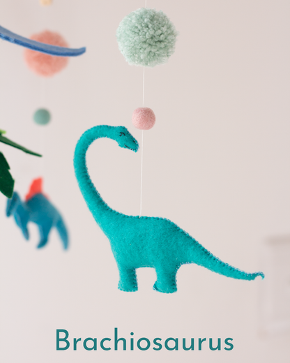 Dinosaur Hanging Mobile | Signature Arch Collection | Handmade in Cape Town