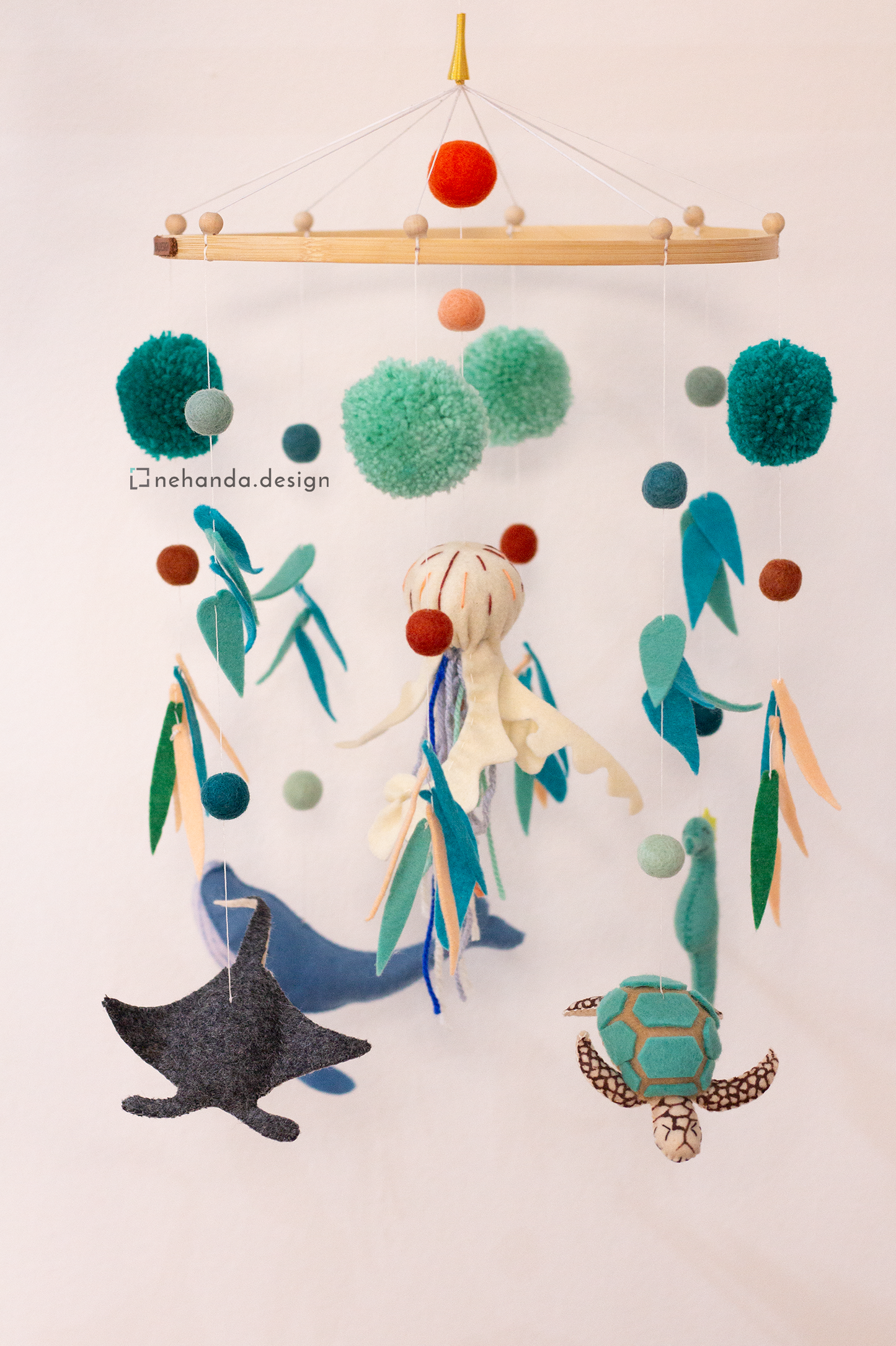 Premium Ocean Life hanging mobile by Nehanda Design 