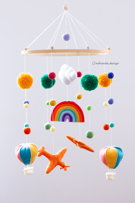 Take Flight Hanging Mobile handmade in Cape Town | Classic Hoop Collection by Nehanda Design