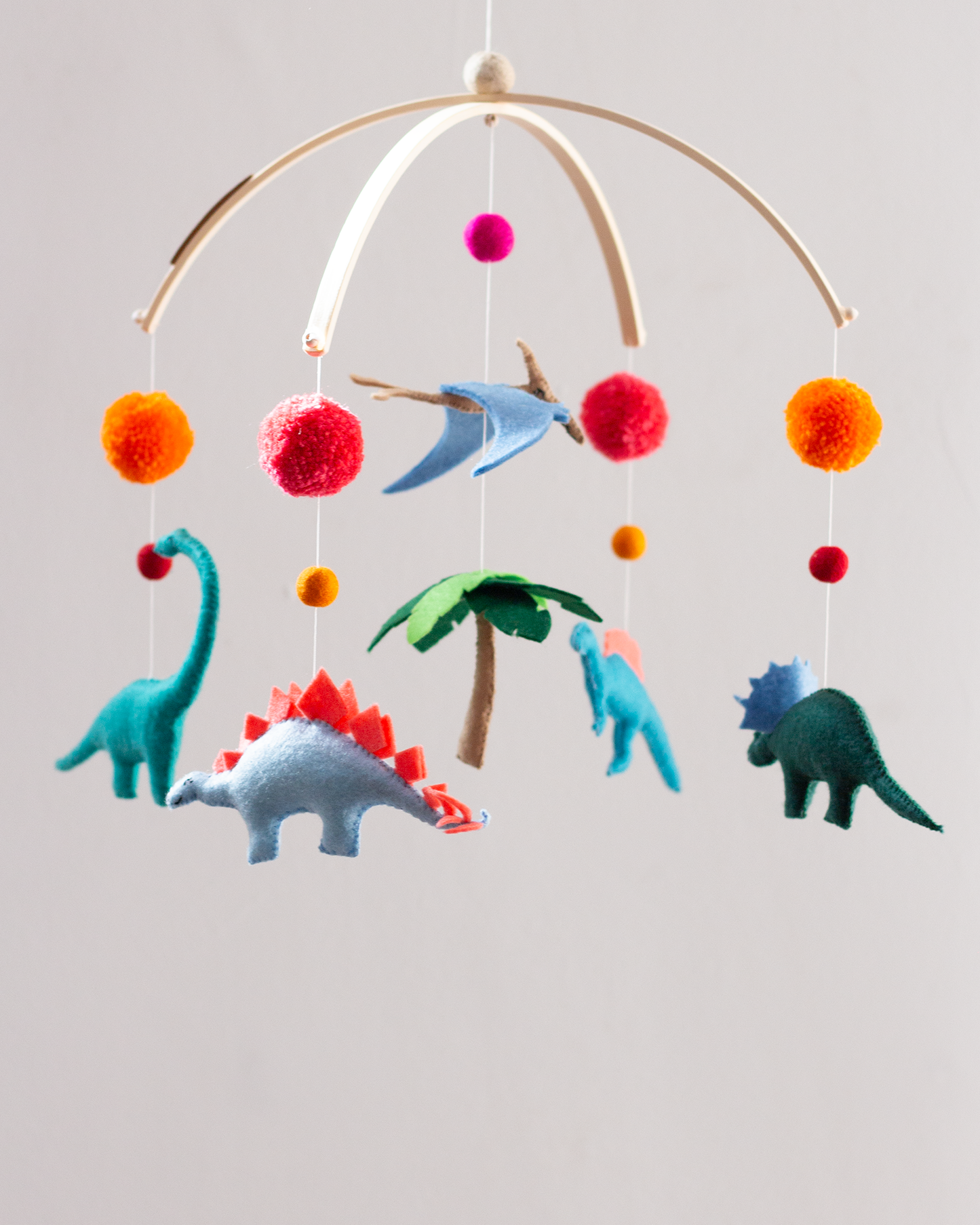 Dinosaur Hanging Mobile | Signature Arch Collection | Handmade in Cape Town