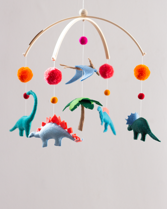 Dinosaur Hanging Mobile | Signature Arch Collection | Handmade in Cape Town