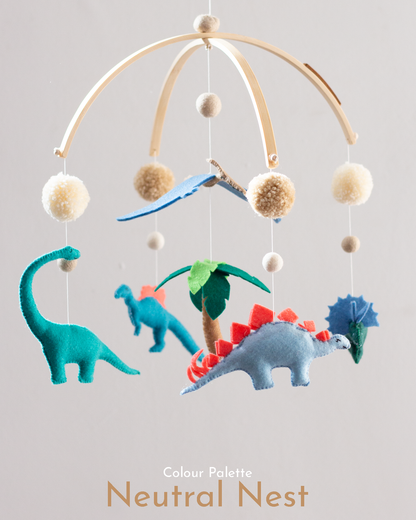 Dinosaur Hanging Mobile | Signature Arch Collection | Handmade in Cape Town