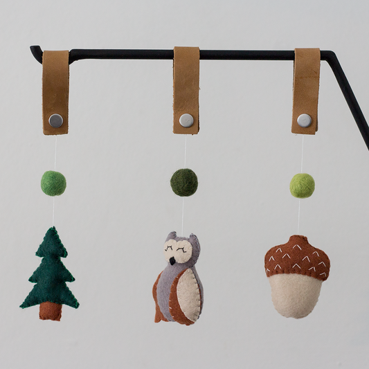 Forest Life Felt Bag Charm Gift Set handmade by Nehanda Design