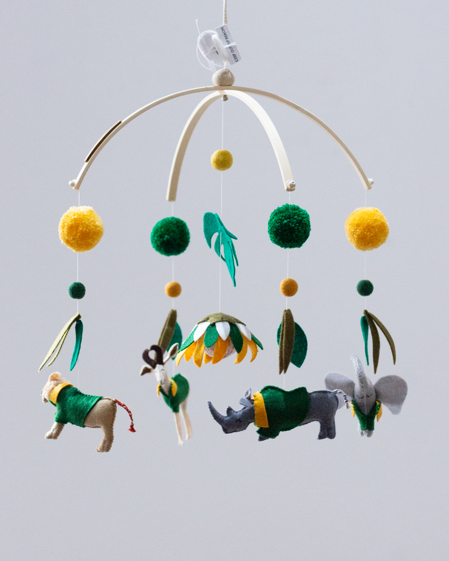 Green & Gold Supporters hanging mobile handmade in Cape Town South Africa