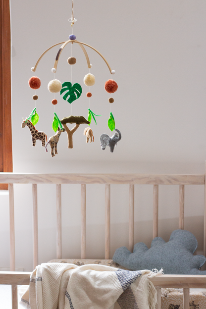 African Wildlife Hanging Mobile | Signature Arch Collection | Handmade in Cape Town