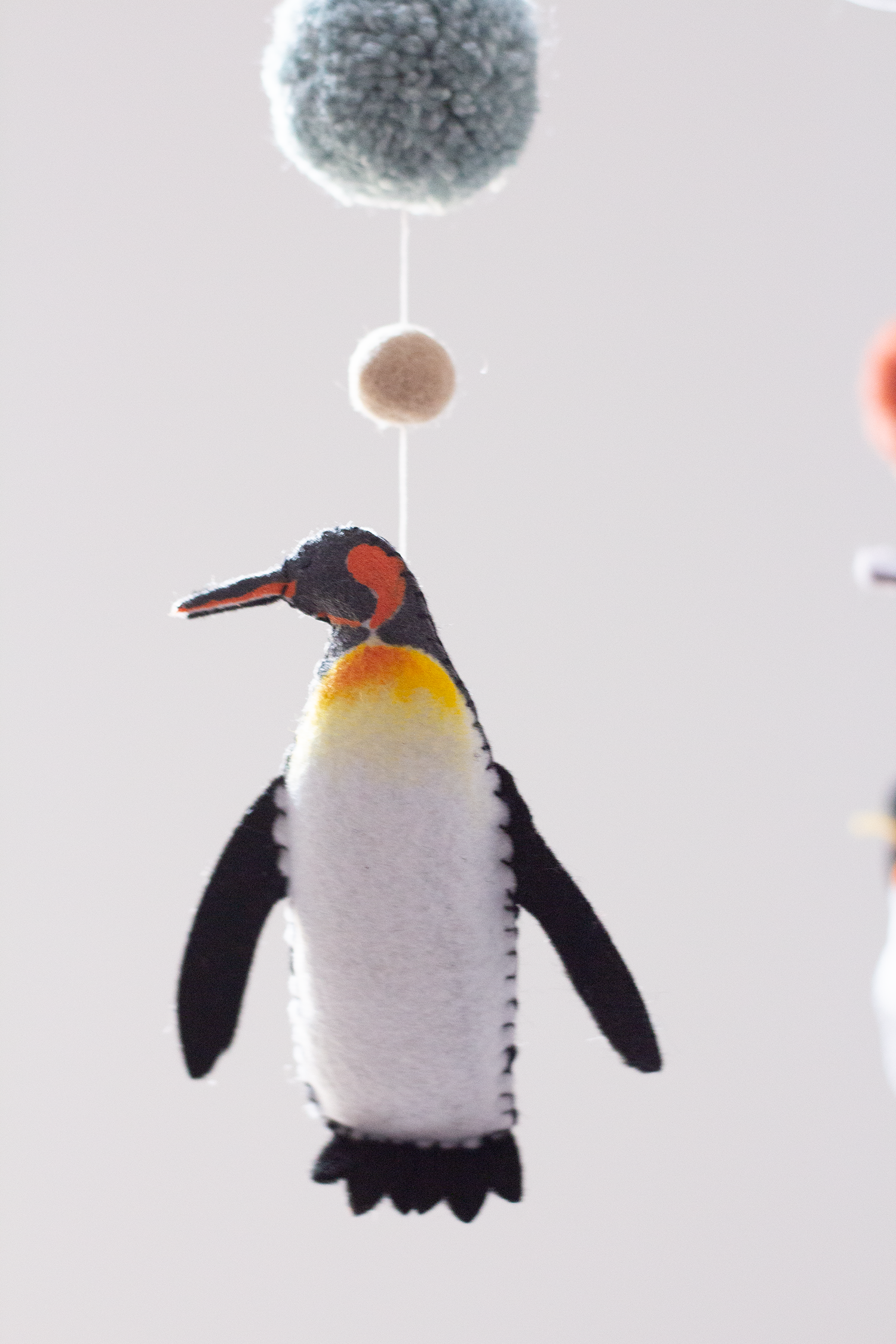 Penguin Party hanging mobile made in Cape Town