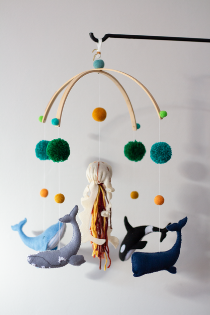 Ocean Life Hanging Mobile handmade in Cape Town | Signature Arch Collection by Nehanda Design