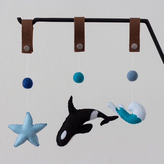 Ocean Life Felt Bag Charm Gift Set handmade by Nehanda Design