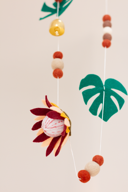 Protea Sensory Garland | Handmade in Cape Town | Nature-Inspired Décor | Nehanda Design
