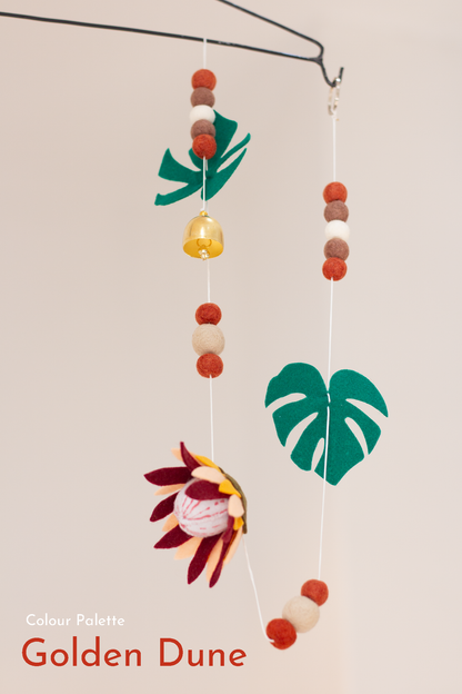 Protea Sensory Garland | Handmade in Cape Town | Nature-Inspired Décor | Nehanda Design