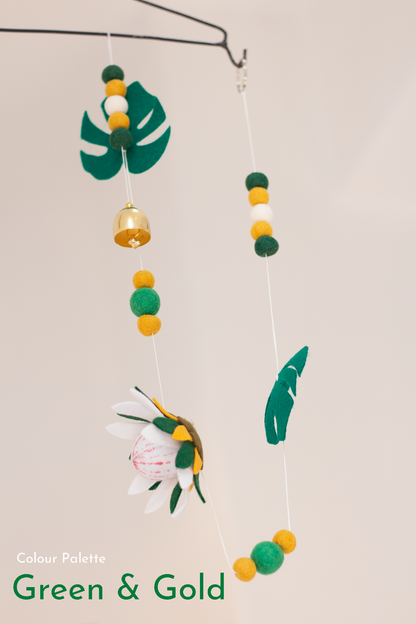 Protea Sensory Garland | Handmade in Cape Town | Nature-Inspired Décor | Nehanda Design