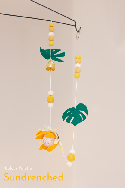 Protea Sensory Garland | Handmade in Cape Town | Nature-Inspired Décor | Nehanda Design