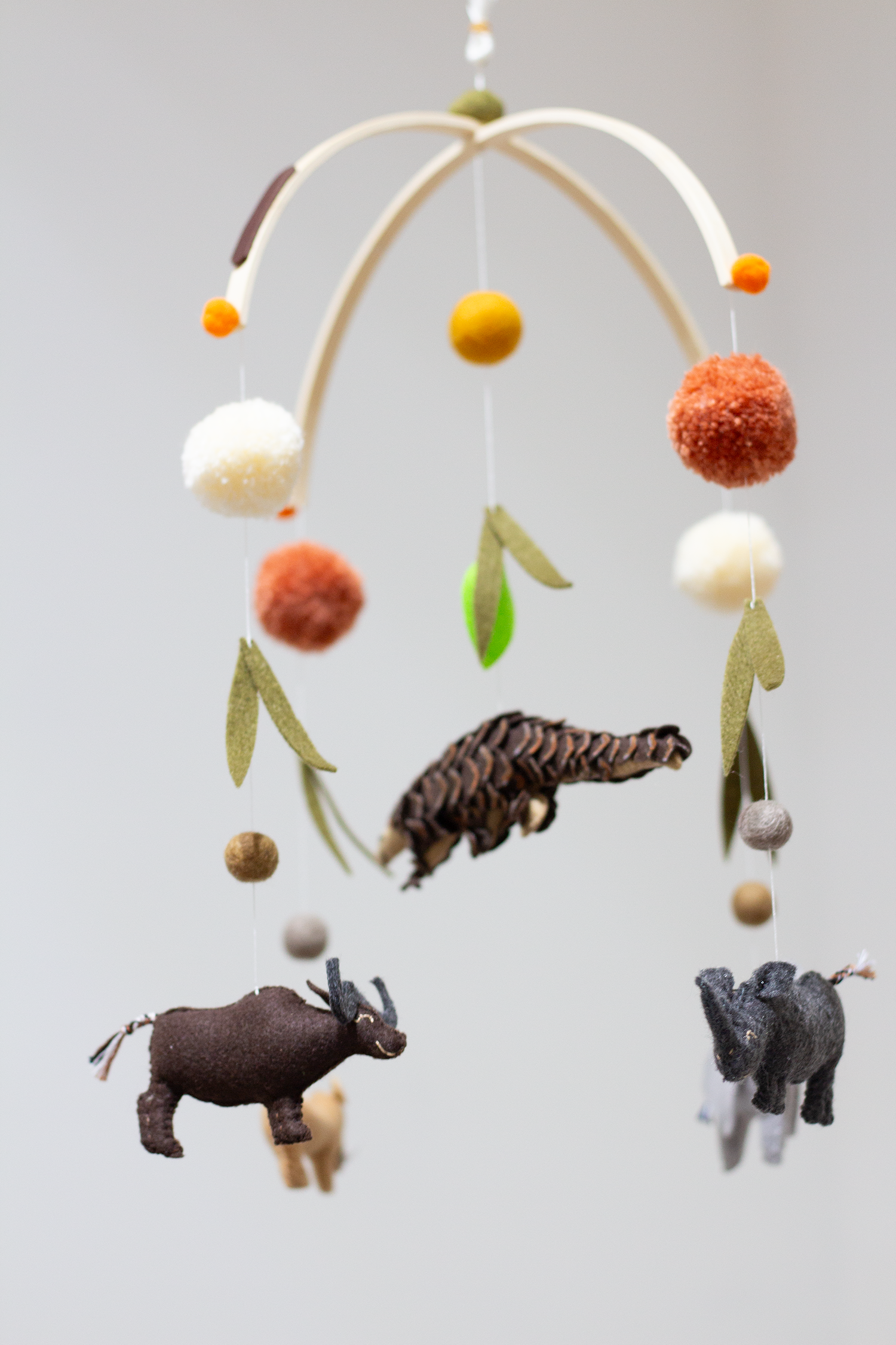 Signature Arch Collection Protect Pangolins hanging mobile by Nehanda Design
