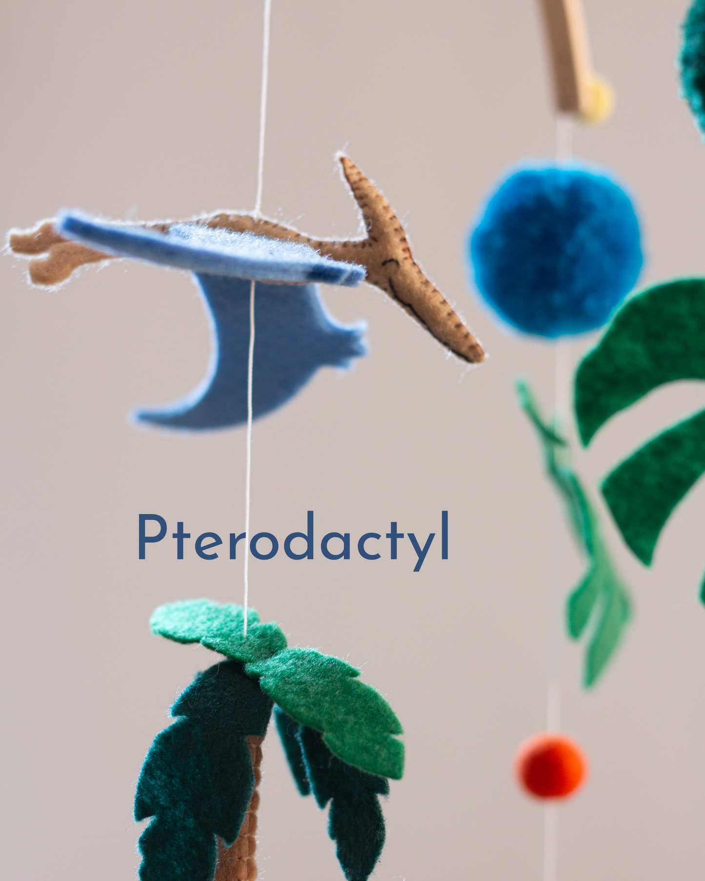 Dinosaur Hanging Mobile | Signature Arch Collection | Handmade in Cape Town