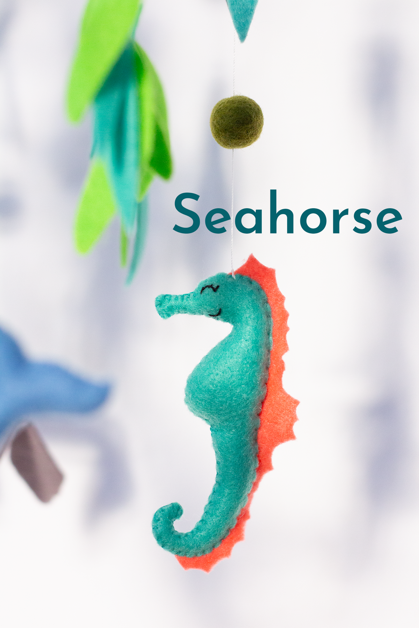 Signature Arch Collection Ocean Life hanging mobile by Nehanda Design with Seahorse