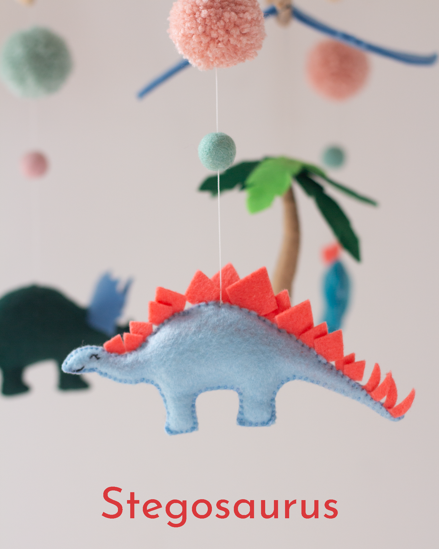 Dinosaur Hanging Mobile | Signature Arch Collection | Handmade in Cape Town