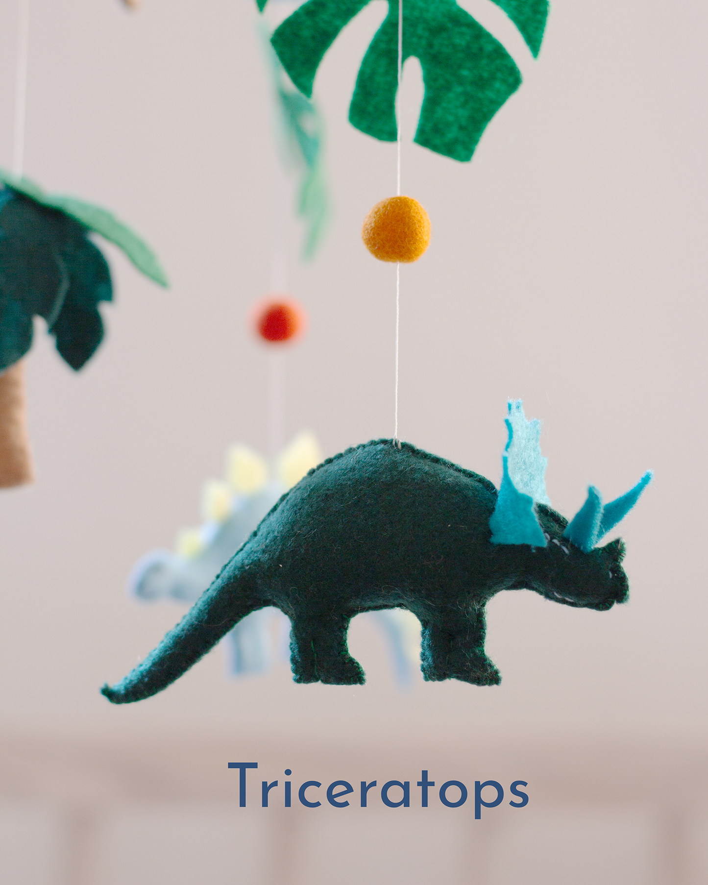 Dinosaur Hanging Mobile | Signature Arch Collection | Handmade in Cape Town