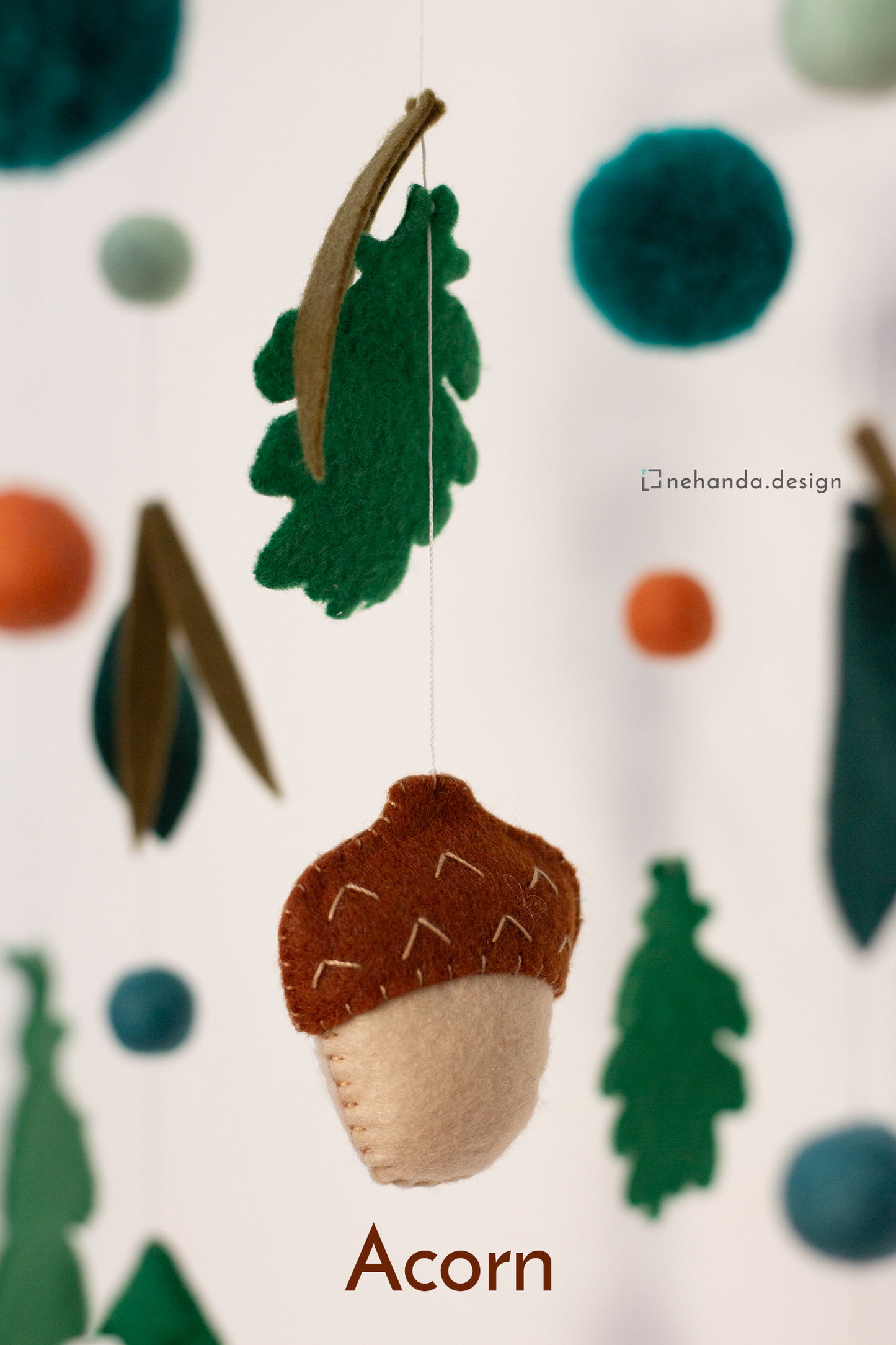 Woodland Wildlife Hanging Mobile handmade in Cape Town | Signature Arch Collection by Nehanda Design