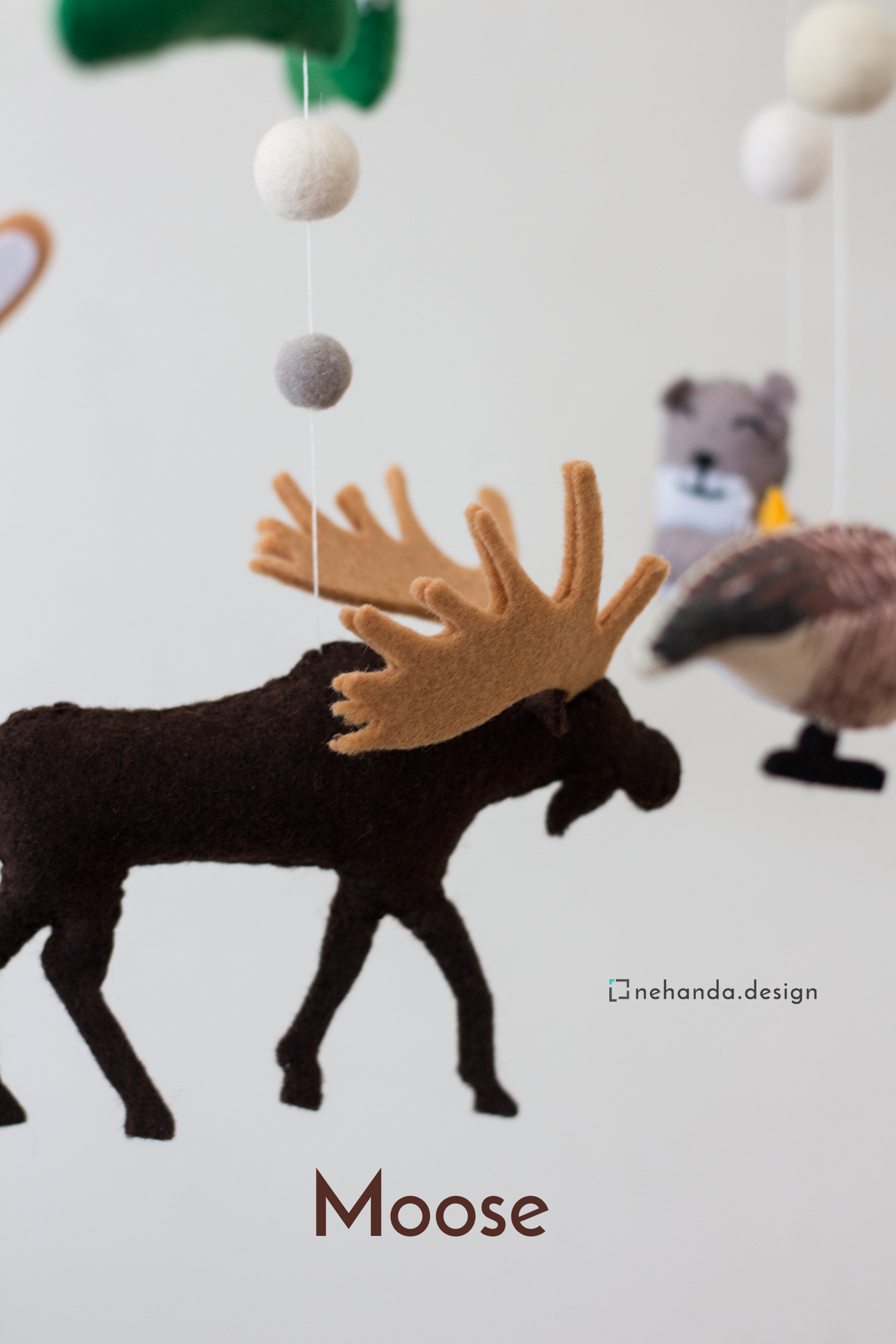Signature Arch Collection Woodland Wildlife hanging mobile by Nehanda Design