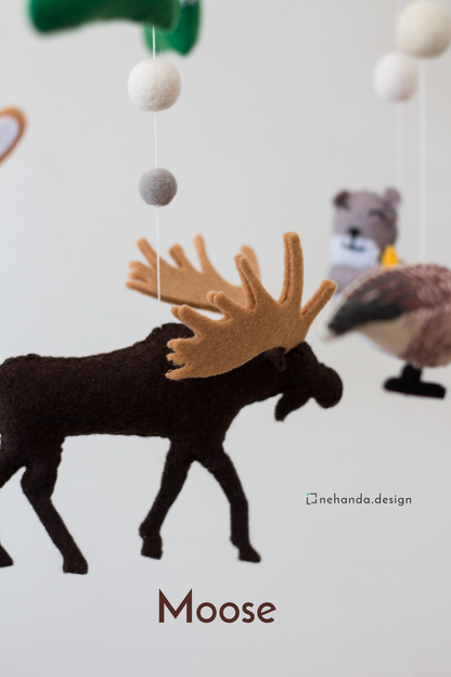 Signature Arch Collection Woodland Wildlife hanging mobile by Nehanda Design