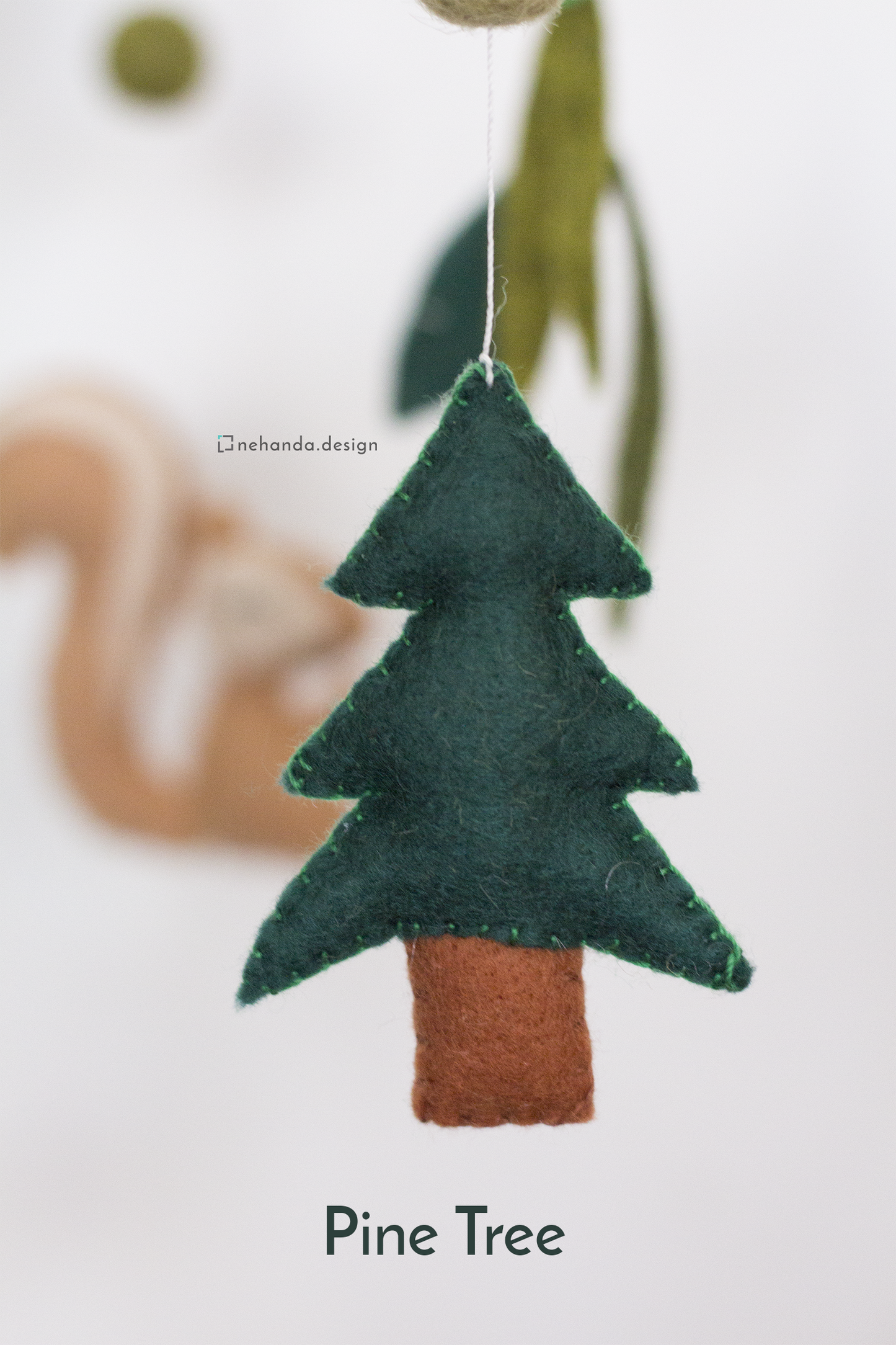 Woodland Wildlife hanging mobile inspired by peaceful woodland landscapes