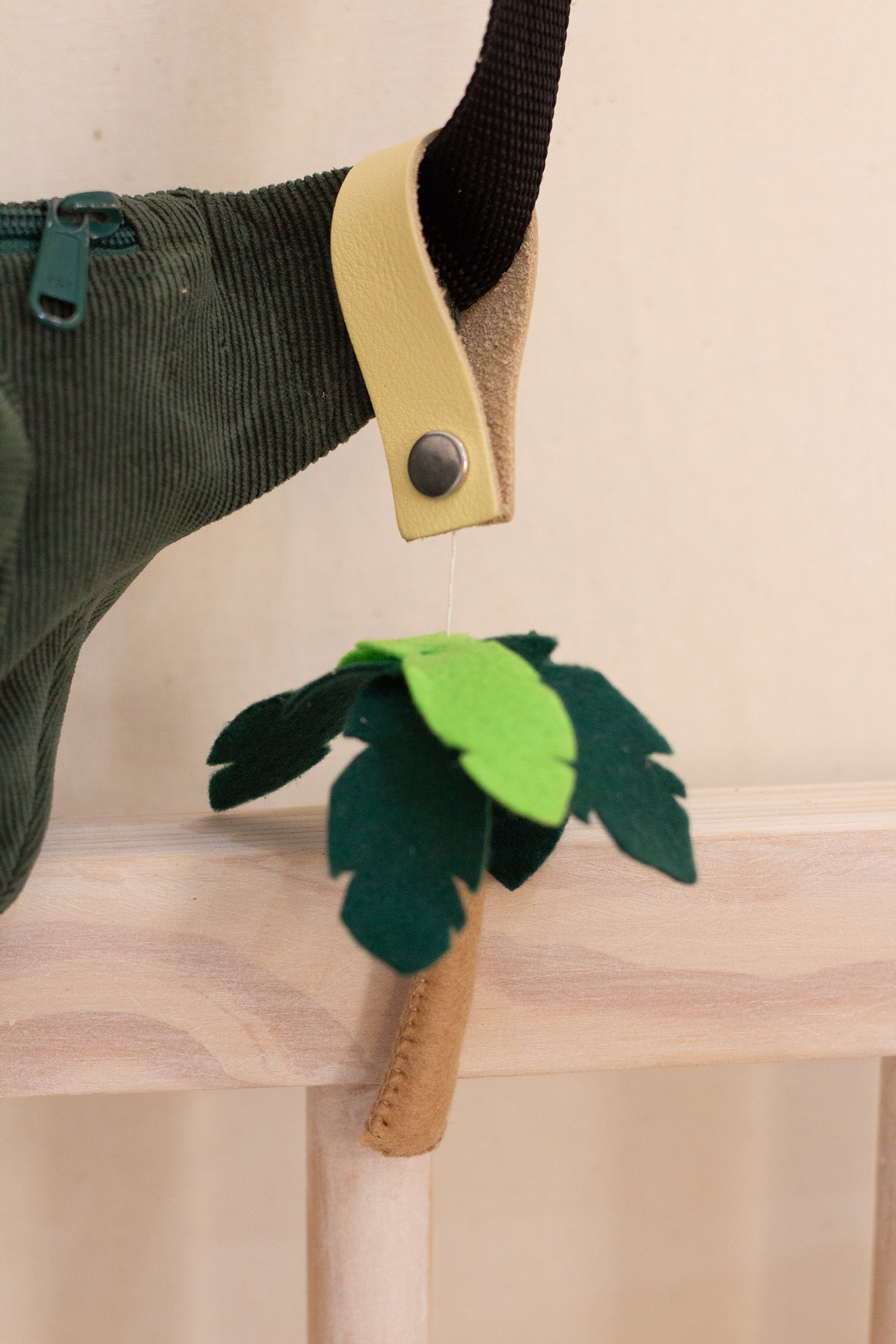 Felt bag charm handcrafted in Cape Town
