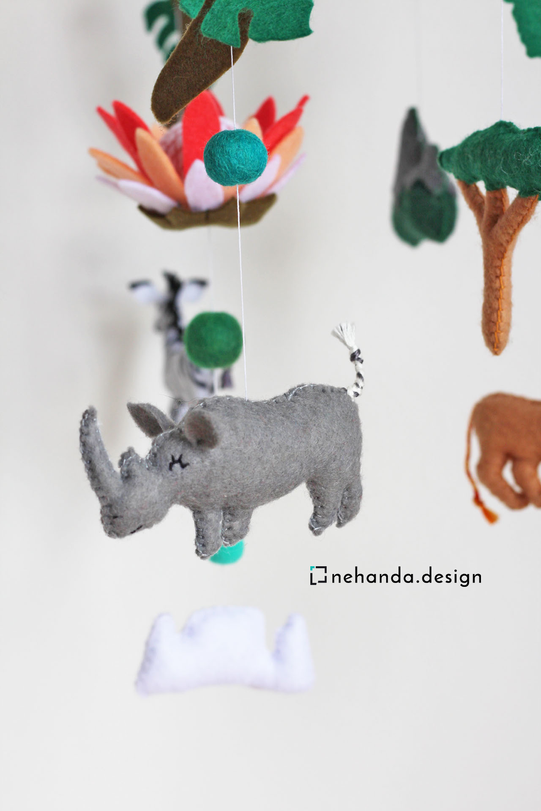 Baby Nursery Mobile - Protea African Wildlife V2.0