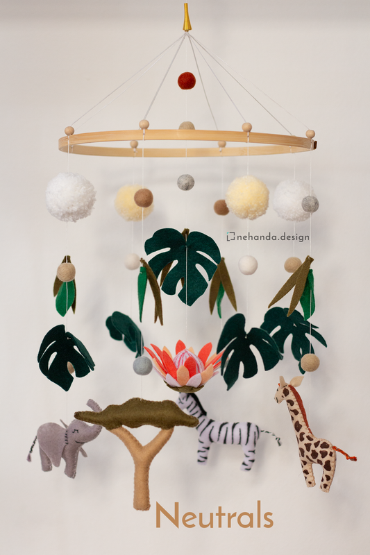 Baby Nursery Mobile - Protea African Wildlife V2.0